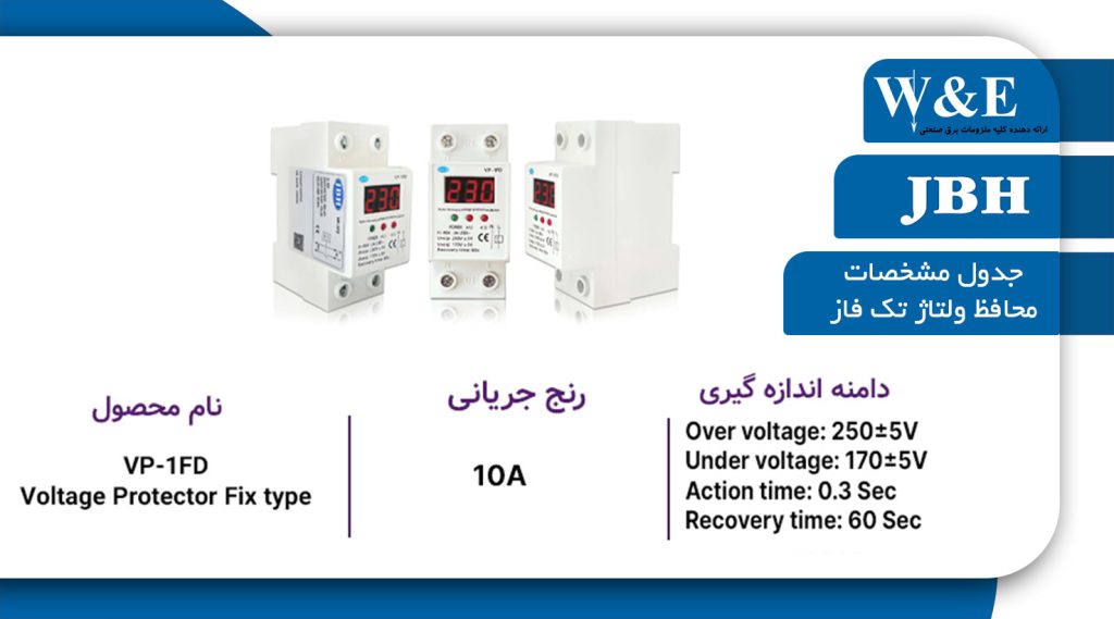 محافظ ولتاژ تكفاز 40 آمپر